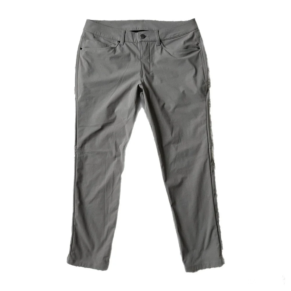 Lululemon Men's ABC Slim-Fit Pant Warpstreme Asphalt Grey Size 31